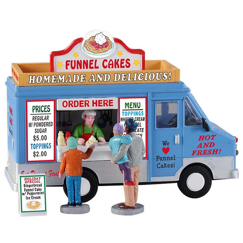 Lemax Funnel Cakes Food Truck (Set of 4) image 0
