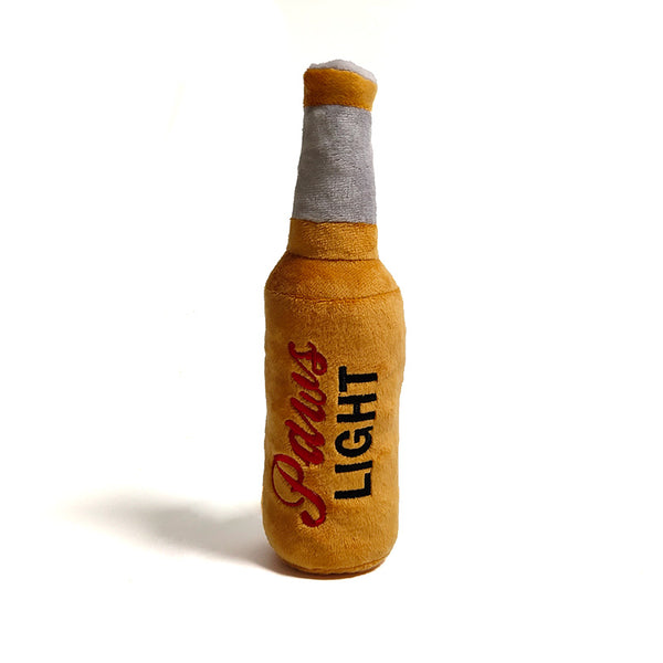 CatwalkDog Paws Light Beer Bottle Plush Dog Toy image 1