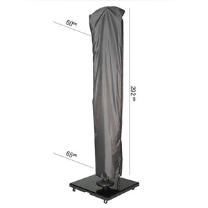 Platinum Aerocover for Free Arm Side Post Parasol - 292 x 60 / 65cm image 4