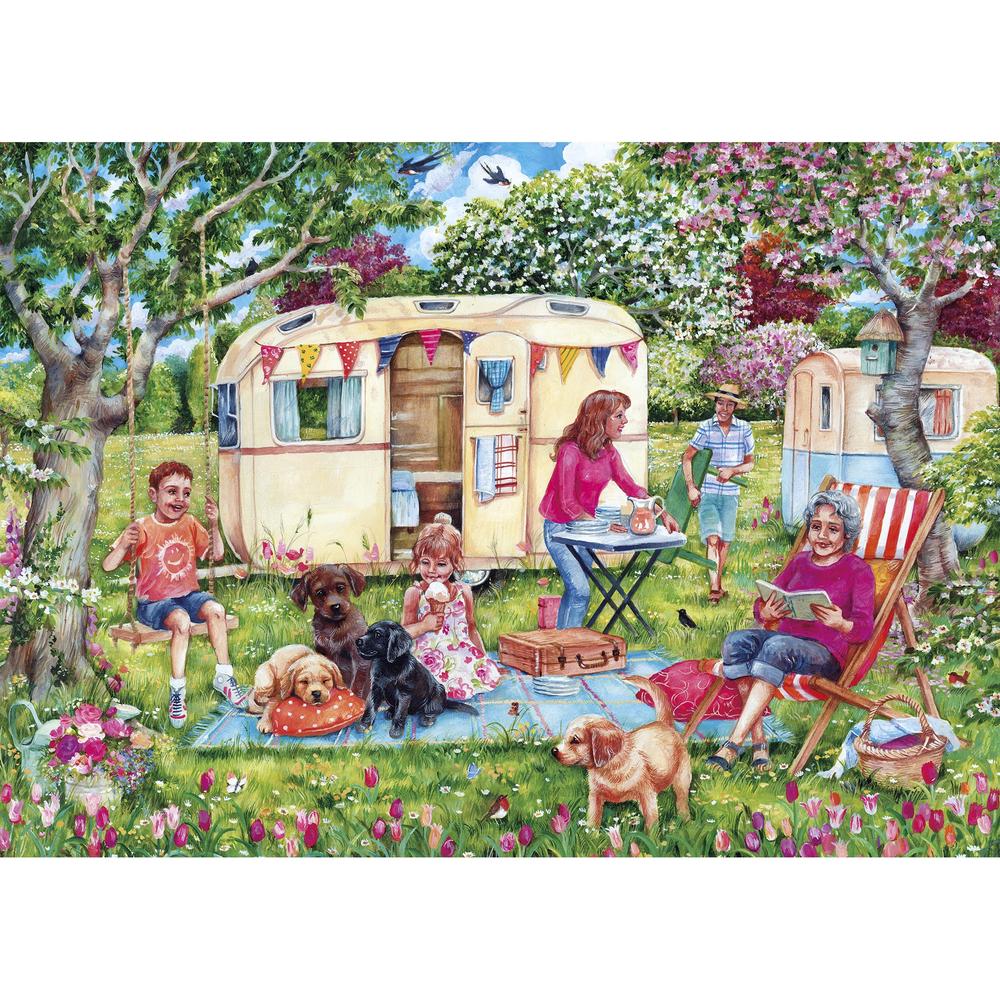 Gibsons Caravan Escapes 1000 Piece Jigsaw Puzzle image 0