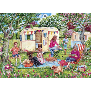 Gibsons Caravan Escapes 1000 Piece Jigsaw Puzzle image 0