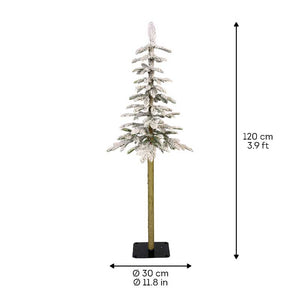 Everlands Alpine Fir Snowy Artificial Christmas Tree - 4ft image 10