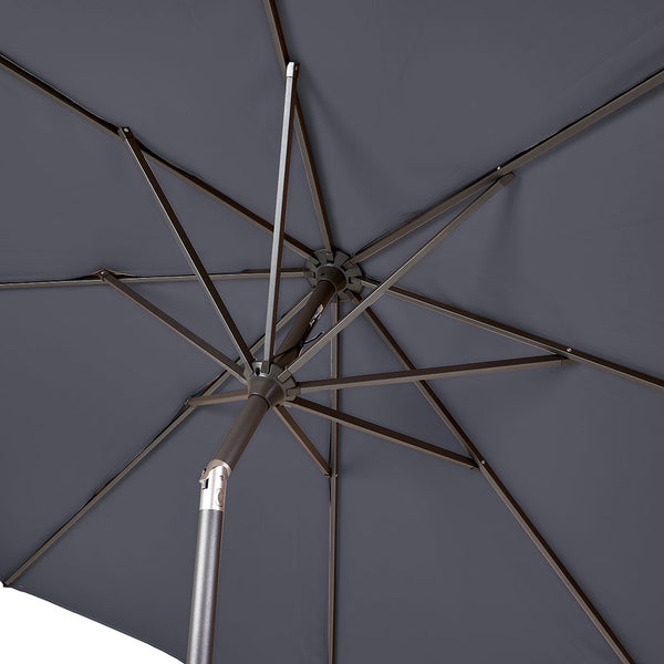 Platinum Riva 3m Round Crank & Tilt Parasol – Anthracite image 12