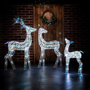 Bosk Iridescent Reindeer Family image 1