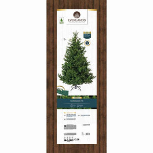 Everlands Nordmann Fir Artificial Christmas Tree – 7ft / 2.1m image 4