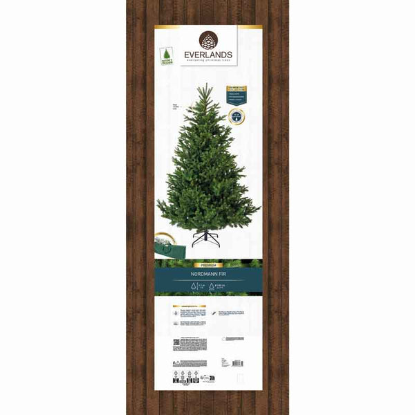 Everlands Nordmann Fir Artificial Christmas Tree – 7ft / 2.1m image 4