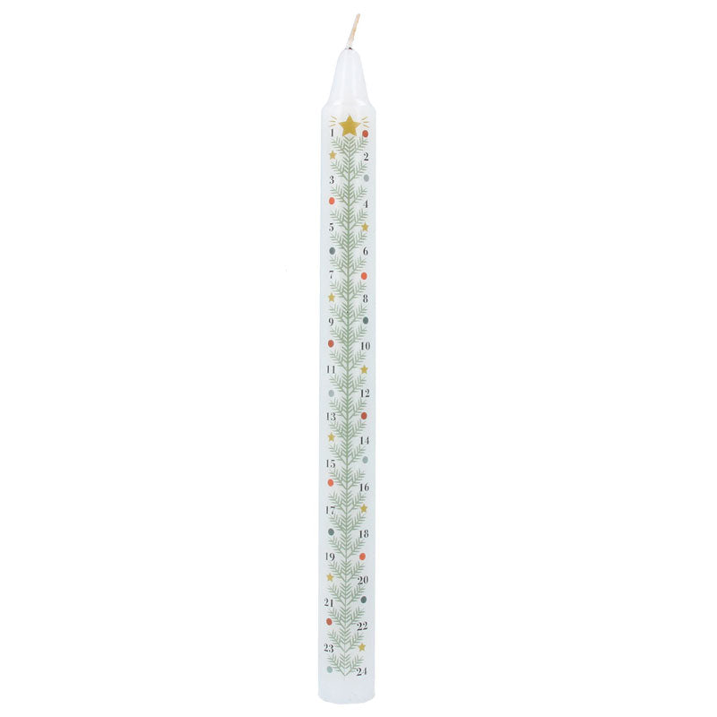 Gisela Graham Christmas Tree Advent Candle image 0
