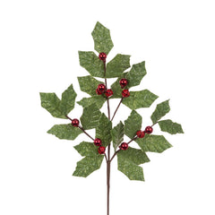 Floralsilk Bells &amp; Bauble Leaf Spray (64cm) image 0