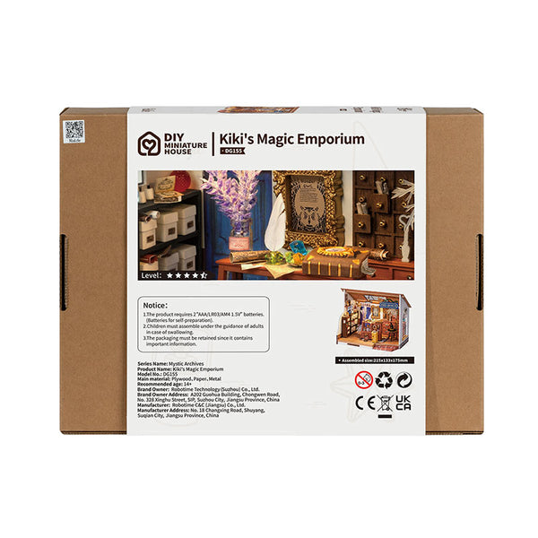 Robotime 'Kiki's Magic Emporium' DIY Miniature House image 7