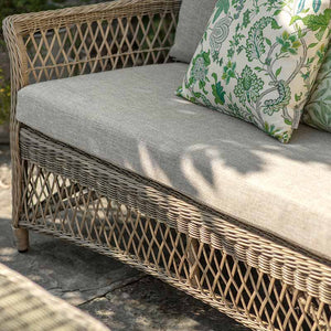 Bramblecrest RHS Rosemoor Rattan Modular Curved Corner Sofa Set with Square Dual Height Table image 3
