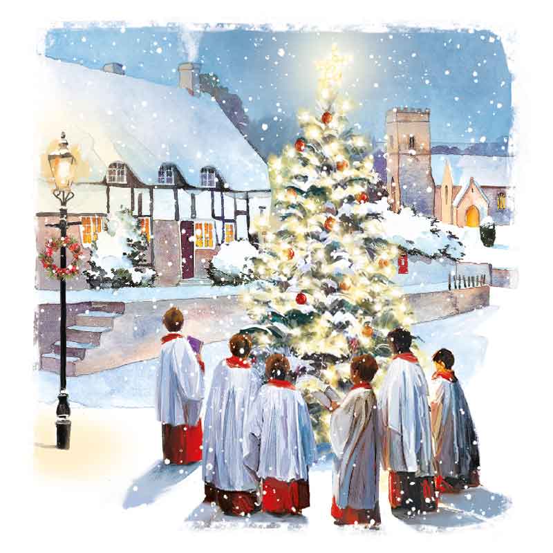 Ling Design Charity Christmas Cards - Christmas Choir (Pack of 6) image 0