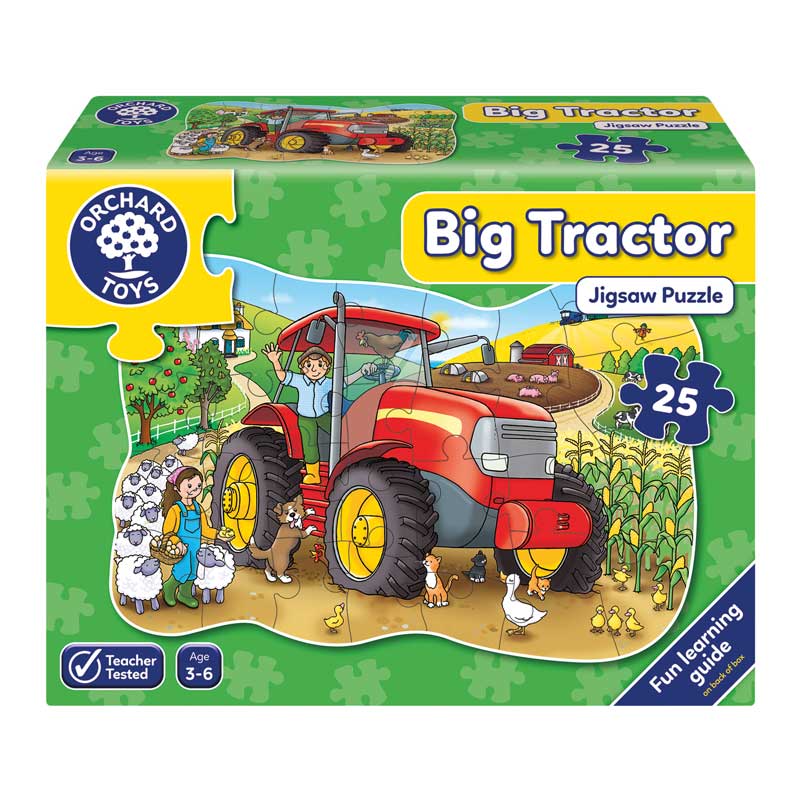 Orchard Toys Big Tractor Jigsaw Puzzle image 0