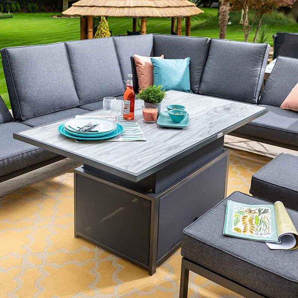 Hartman Vienna Reclining L-Shaped Corner Sofa Set with Rectangular Table image 2