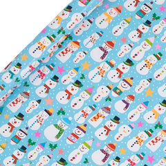 Glick Jolly Snowmen Gift Wrap (4m) image 0