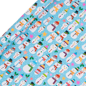 Glick Jolly Snowmen Gift Wrap (4m) image 0