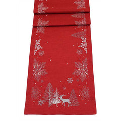 Peggy Wilkins Neve Table Runner - Red image 0