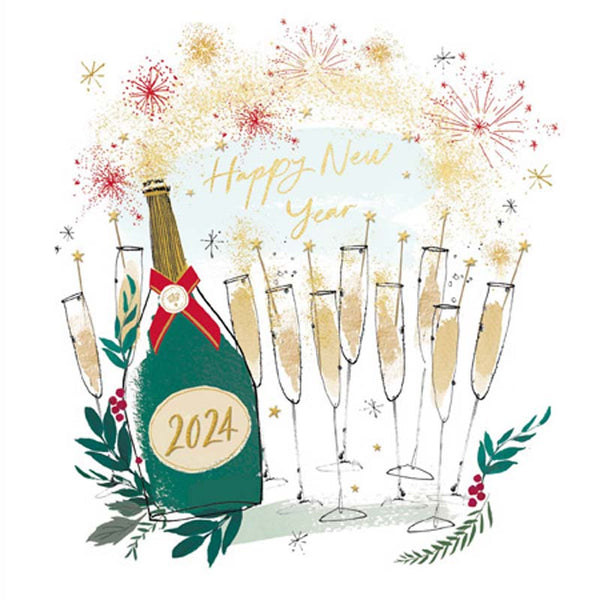 Woodmansterne New Year Celebrations Card image 0