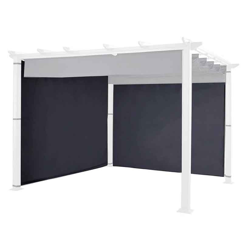 Hartman Curtain Pack for Square 3m x 3m Pergola - Grey image 0