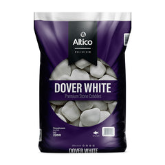 Altico Dover White Premium Stone Cobbles (Large Bag) image 0