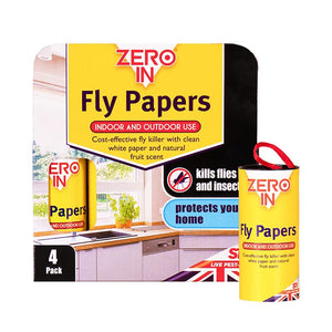 Zero In Fly Papers 4 Pack image 0