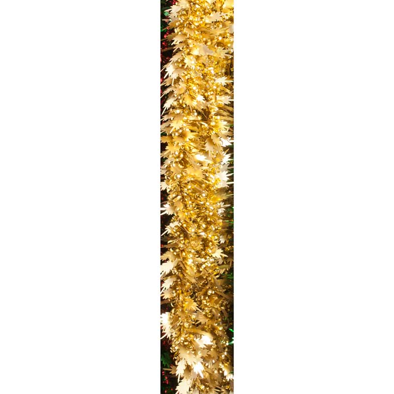 Festive Fern Leaf &amp; Loop Tinsel (Assorted Designs) image 0