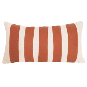 Bramblecrest Rectangular Scatter Cushion, 45 x 30cm â€“ Burnt Orange Stripe image 2