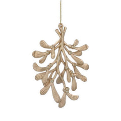 Gisela Graham Gold Acrylic Mistletoe Branch image 0