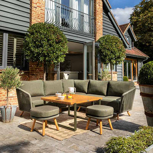 Hartman Eden Mini Corner Sofa Patio Set with Square Table image 0