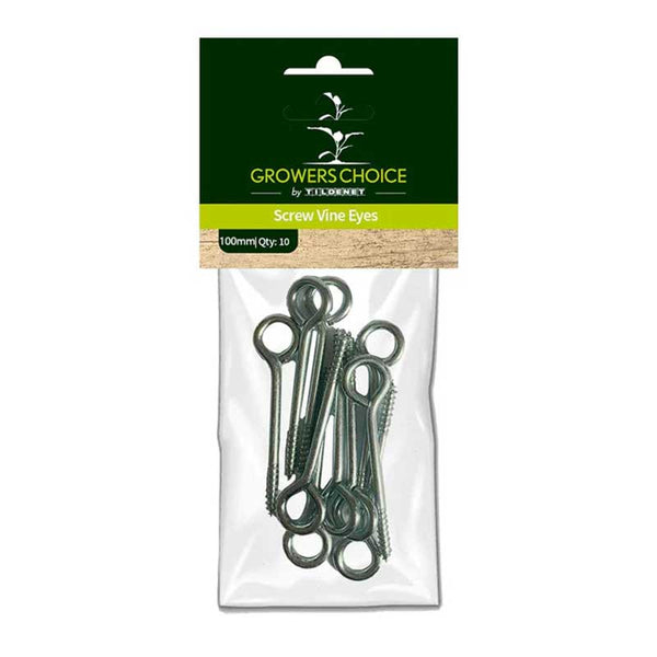 Screw in Vine Eyes (100mm) image 2