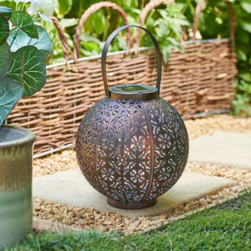 Smart Solar Large Boulette Lantern image 0