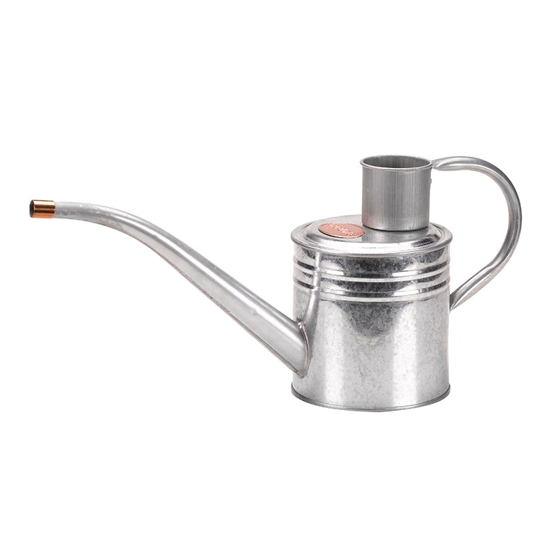 GroZone Home & Balcony Watering Can - Galvanised Metal (1 litre) image 0