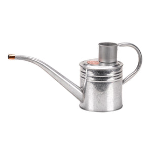 GroZone Home & Balcony Watering Can - Galvanised Metal (1 litre) image 0