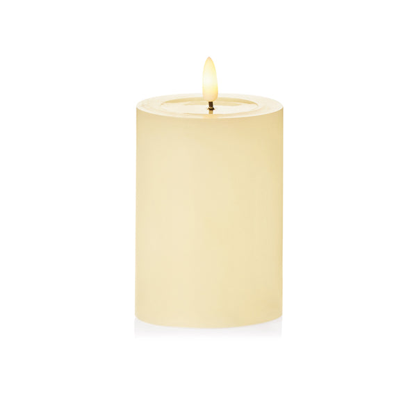 Premier Battery-Operated Cream FLIKABRIGHTS Wax Pool Candle - 10cm image