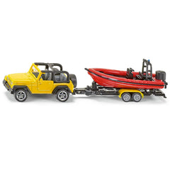 siku 1658 Jeep with Boat image 0
