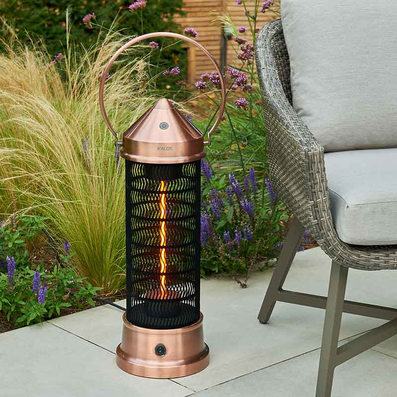 Kettler Kalos Copper Electric Lantern - Small 73cm image 0
