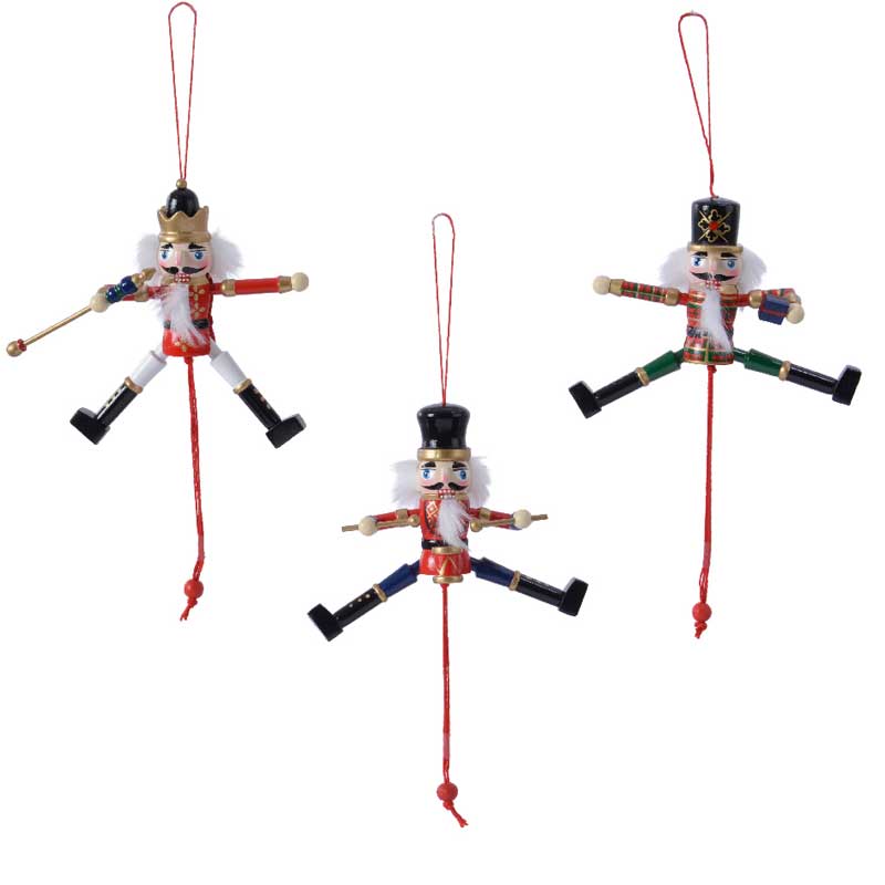 Decoris Pull Puppet Nutcracker (Assorted Designs) image 0