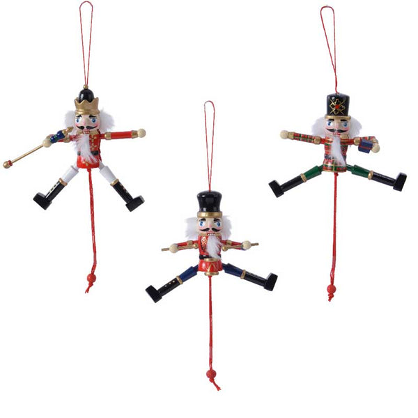 Decoris Pull Puppet Nutcracker (Assorted Designs) image 1