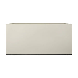 elho® Vivo Matt Finish Long Wheels 90cm Warm Grey Planter image 2