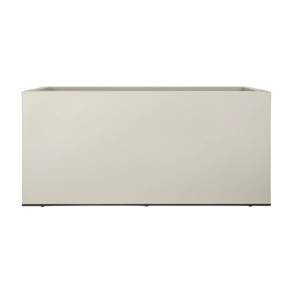 elho® Vivo Matt Finish Long Wheels 90cm Warm Grey Planter image 2