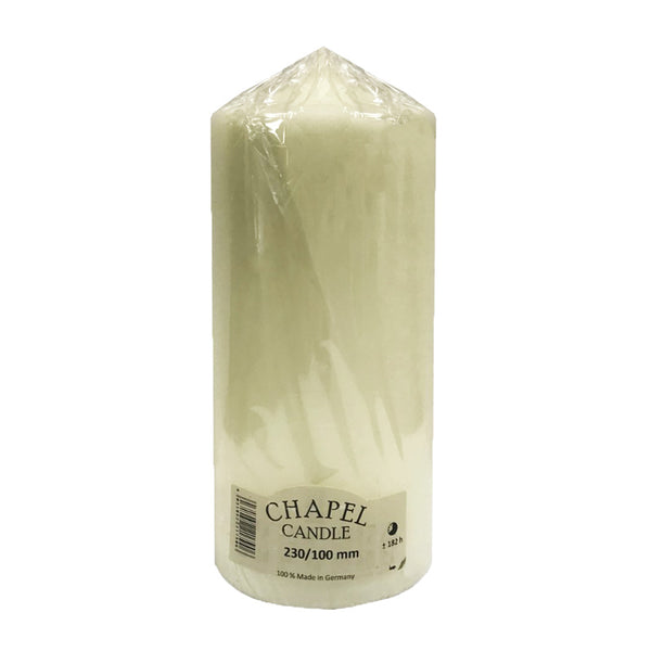 Ivory Chapel Candle (23cm) image 0