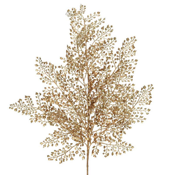 Everlands Mini Gold Leaf Spray (68cm) image 0