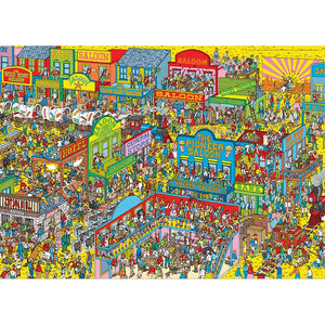 Where's Wally The Wild Wild West 1000 Piece Jigsaw Puzzle image 1