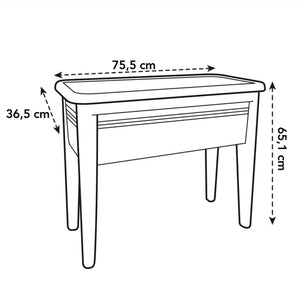 elho® Green Basics XXL Grow Table - Leaf Green (75cm) image 3