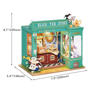 Robotime 'Alice's Tea Store' DIY Miniature House image 4