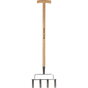 Kent & Stowe Stainless Steel 4 Prong Hollow Tine Aerator image 0