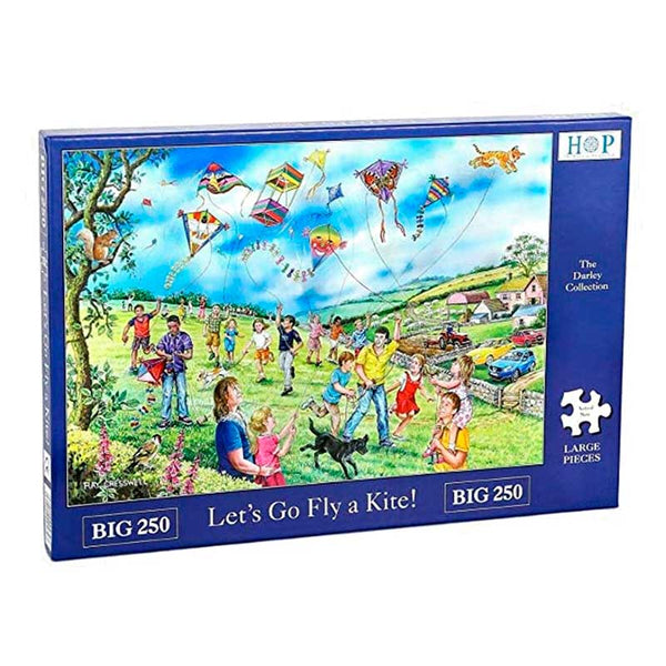 House of Puzzles Let's Go Fly A Kite Big 250 Piece Jigsaw Puzzle image 1