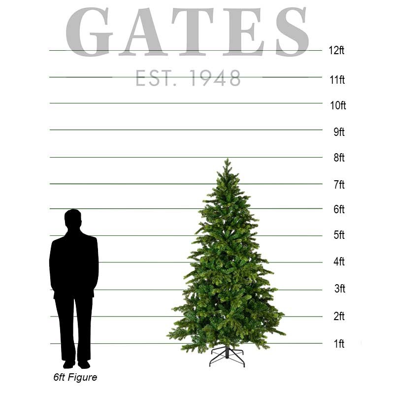 Everlands Galloway Spruce / Denver Spruce Artificial Christmas Tree - 8ft / 2.4m image 0