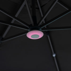 Bramblecrest Cantilever Parasol LED Light with Bluetooth Speaker image 3