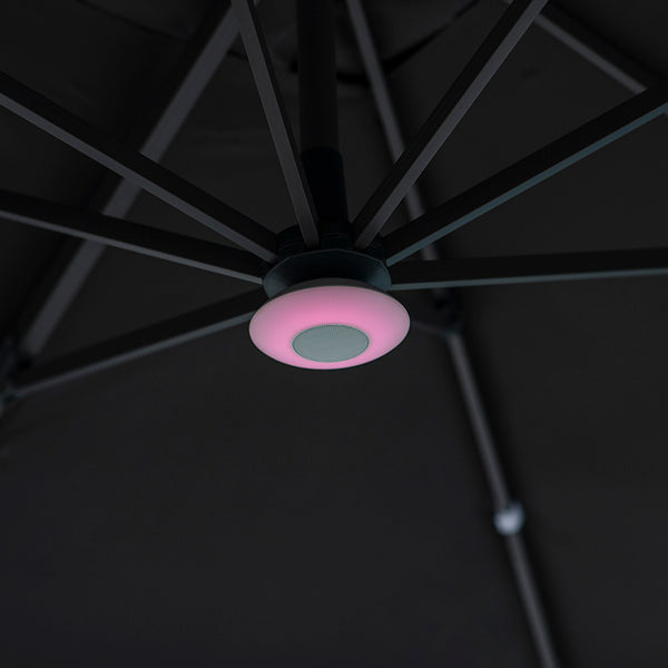Bramblecrest Cantilever Parasol LED Light with Bluetooth Speaker image 3