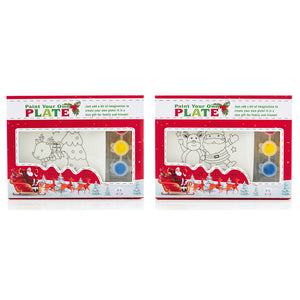 Premier Paint Your Own Ceramic Plate (Assorted Designs) image 0